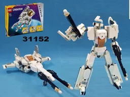 Transformer Brainstorm/ Cybertronian jet using LEGO 31152: Space Astronaut