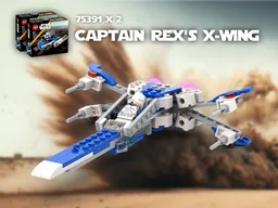 Cpt Rex's X-wing (75391 alternate build)