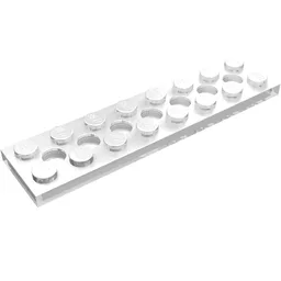 Technic Plate 2 x 8 [7 Holes] / Trans-Clear