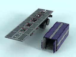 Custom Container with Trailer