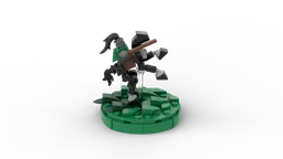 Tiny rohirrim with stand