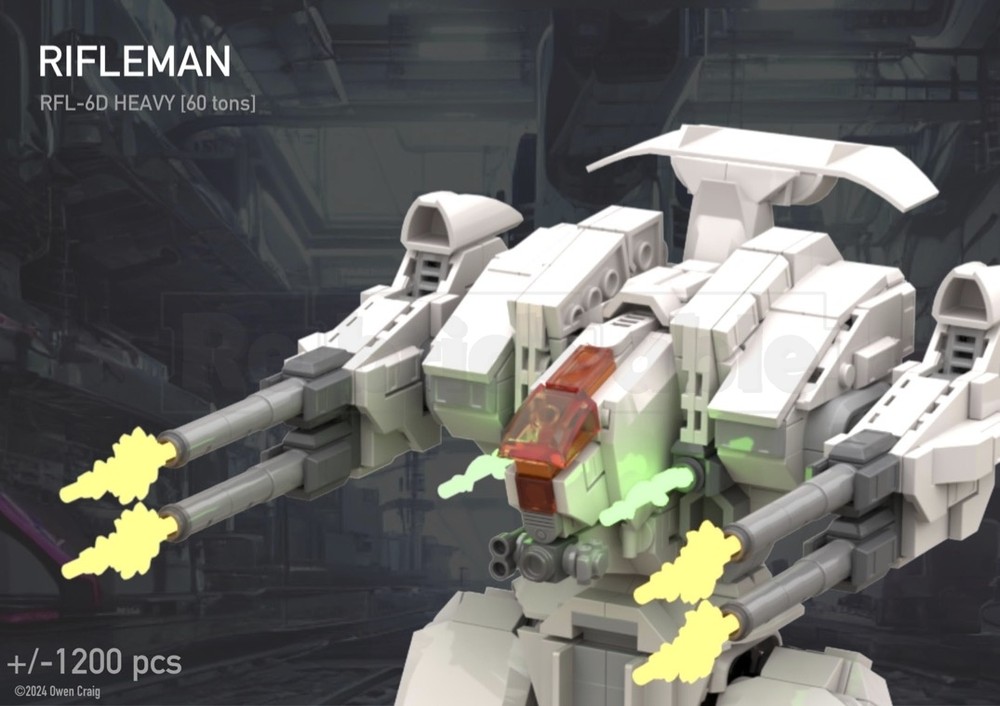 Lego Rifleman RFL-6D Battlemech