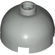 Brick Round 2 x 2 Dome Top, Hollow Stud / Light Gray