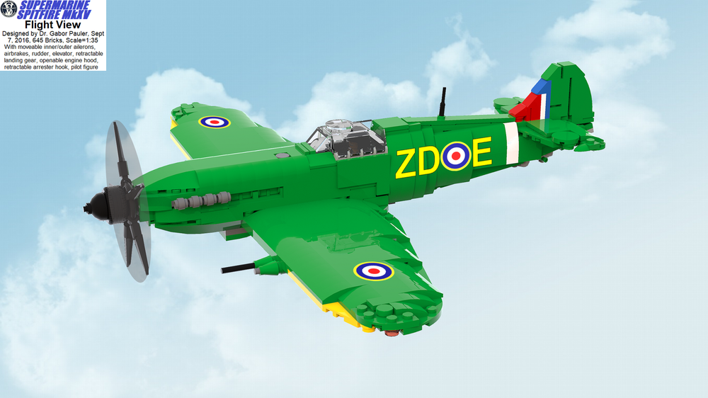 Lego Supermarine Spitfire MkXV