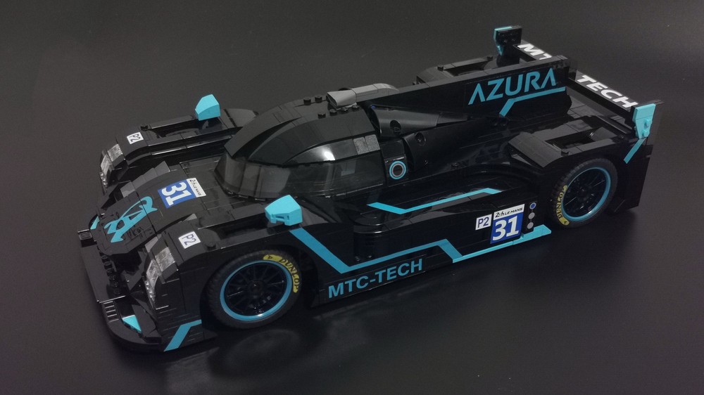 Lego AZURA LMP2 race car with ctrl+