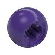 Technic Ball Joint with Through Axle Hole / Dark Purple