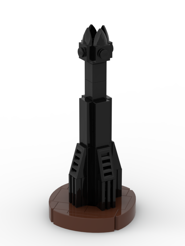 Lego Isengard - the Tower of Orthanc.