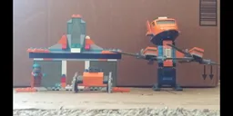 Lego Mechs: The Base and Saw Mech
