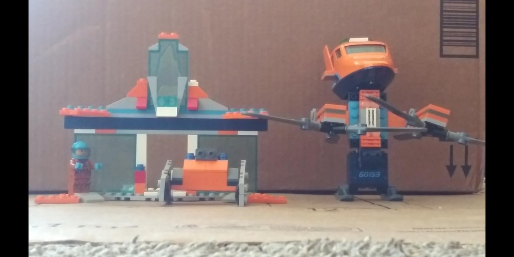 Lego Mechs: The Base and Saw Mech