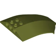Windscreen 8 x 6 x 2 Curved / Olive Green