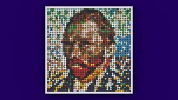 Vincent van Gogh Self Portrait Mosaic Art