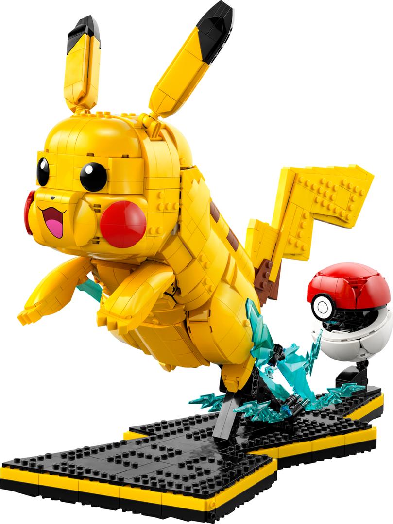 Lego Pikachu and Poké Ball