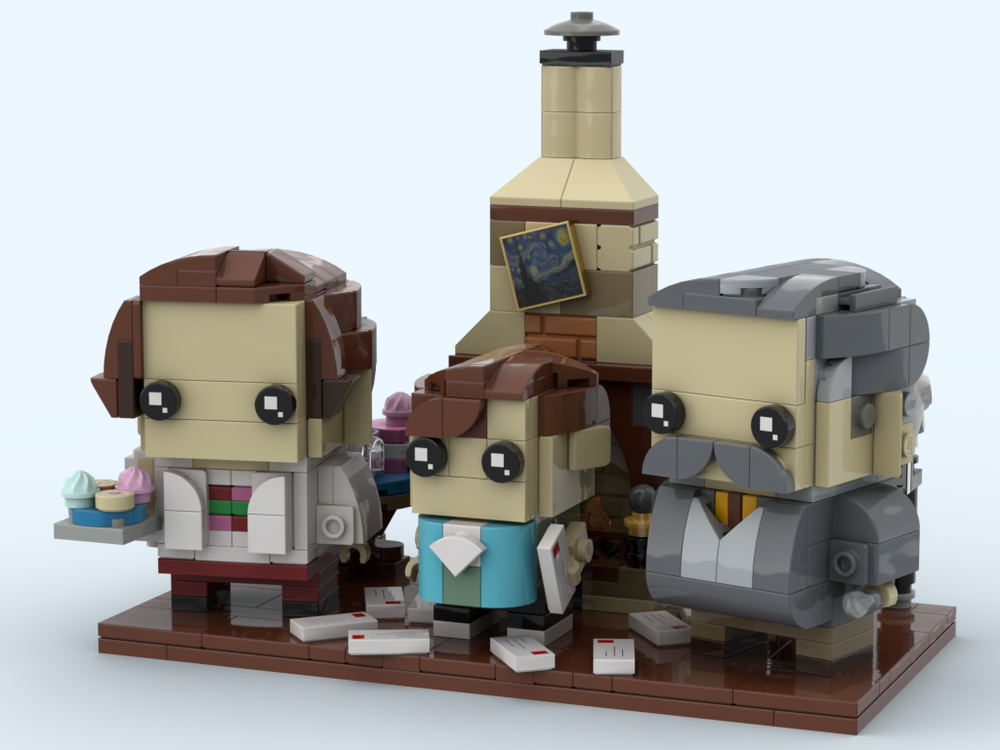 Lego Dursley Family Harry Potter Scene