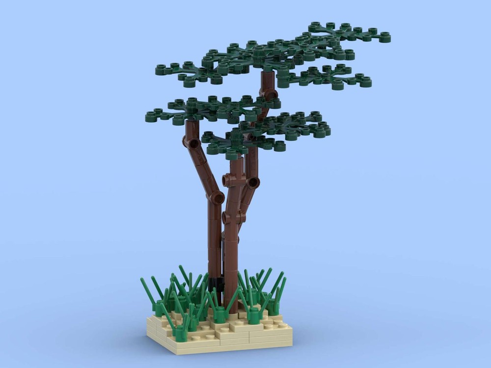 Lego Beach Pine Trees