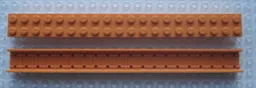 Modulex Channel Sliding Top 2 x 20 - Studs