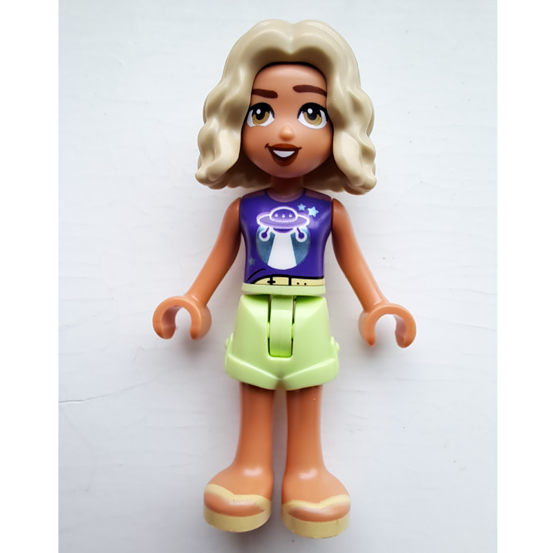 Lego Nova - Dark Purple Top, Yellowish Green Skirt