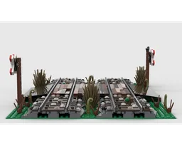 Old train crossing