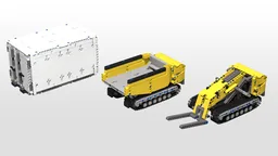 Containerizable Forklift & Tipper