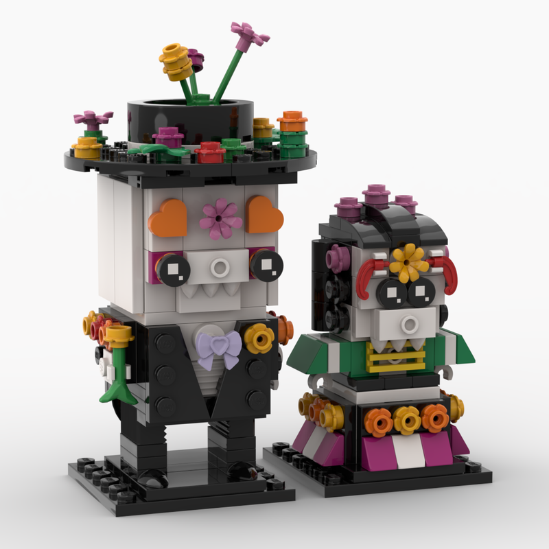 Lego El Catrin and Child Catrina