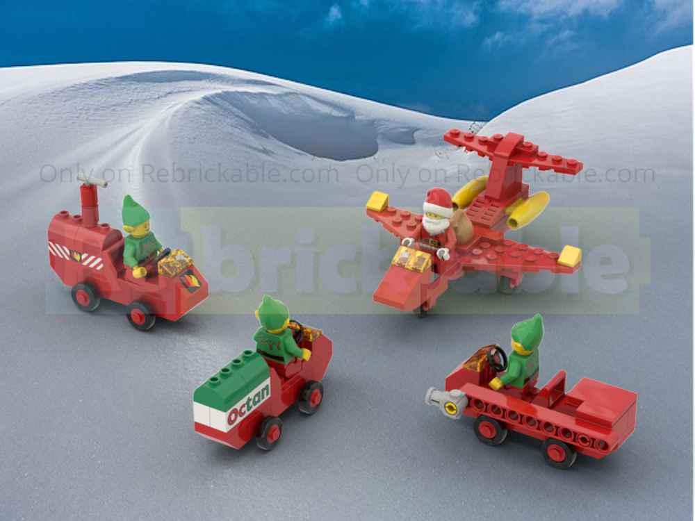 Lego Santa's Jet
