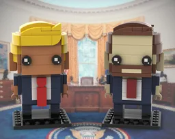 Donald Trump & JD Vance Brickheadz