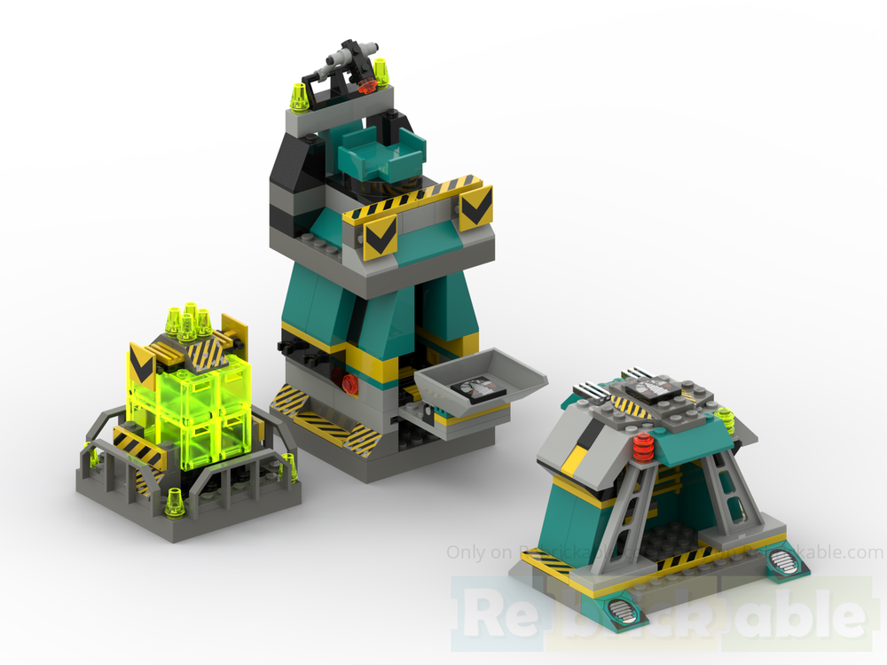 Lego Rock Raider Buildings I