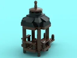 Gazebo over a lake