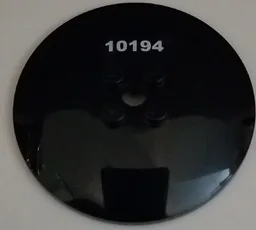 Dish 6 x 6 Inverted (Radar) - Solid Studs with White '10194' Pattern (Sticker) - Set 10194