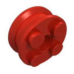 Wheel Freestyle with 2 x 2 Studs and Pin Hole