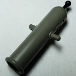 Weapon Cannon Non Shooting Black Handle / Dark Gray