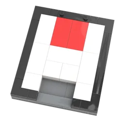 Klotski - sliding block puzzle (economical version)