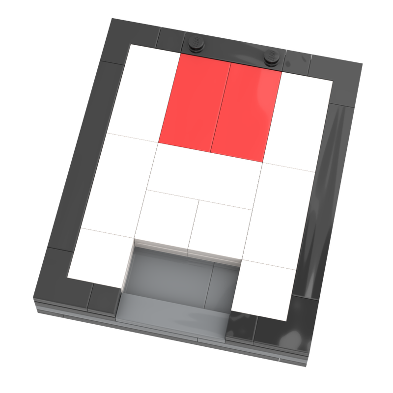 Lego Klotski - sliding block puzzle (economical version)