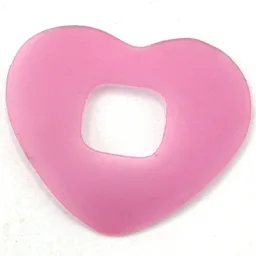 Clikits Icon Accent, Heart 2 5/8 x 2 5/8 / Trans-Pink