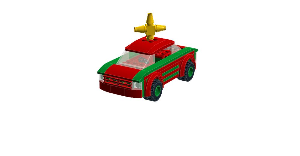 Lego Christmas Car
