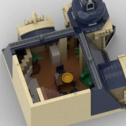 Beaux-Arts Modular Building with interior