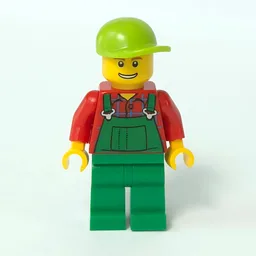 Red Torso, Green Overall, Lime Cap