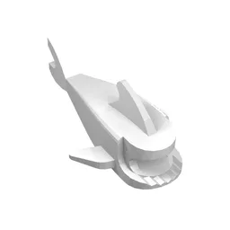 Animal Body Part, Shark Body, without Bottom Tube / White