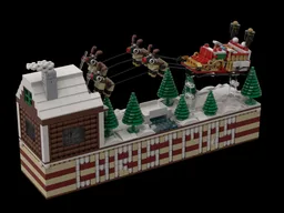 Base for Santas Sleigh with 4 Reindeer