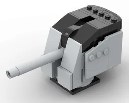 US Single Mount 5"/38 Naval Gun