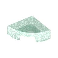 Lego Tile Round 1 x 1 Quarter / Opal Trans-Light Blue