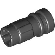 Large Figure Weapon Lightsaber Hilt Half 2L with Axle Hole / Black
