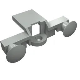Train Buffer Beam / Light Gray