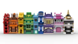 10717 Rainbow houses