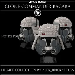 Helmet Clone Commander Bacara