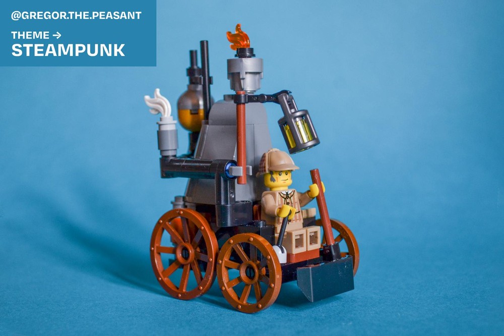 Lego Sherlock Holmes' Steampunk Cart