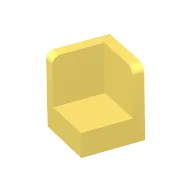 Panel 1 x 1 x 1 Corner / Bright Light Yellow
