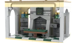 LEGO HP Slythirin Common Room (Modular) | Extension of 2021 Hog warts Castle Modulars