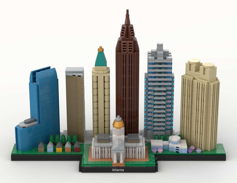 Lego Atlanta Skyline