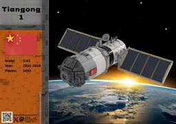 Tiangong 1 - First Chines Space Station (1:42 Minifig Scale)