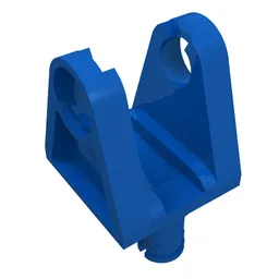 Technic Steering Arm with 2 Pins / Blue
